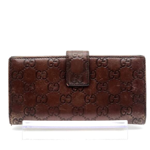 GUCCI Guccissima Margaux Calfskin Continental Flap Wallet - Picture 9 of 16